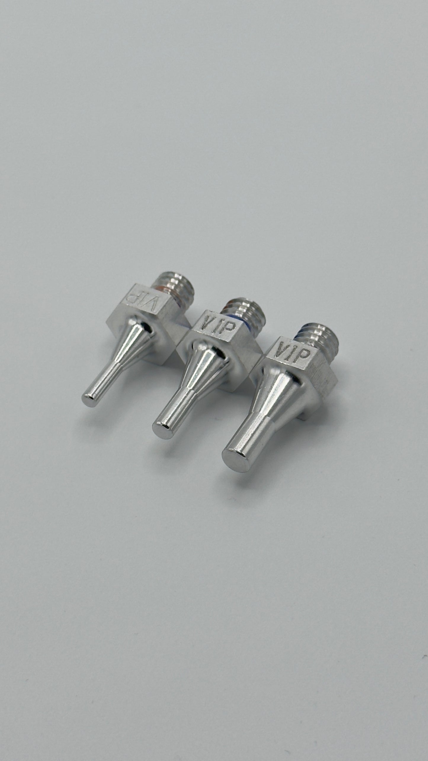 VIP ALUMINUM TIP Set - 3 Pieces - Screw On Interchangeable Tips