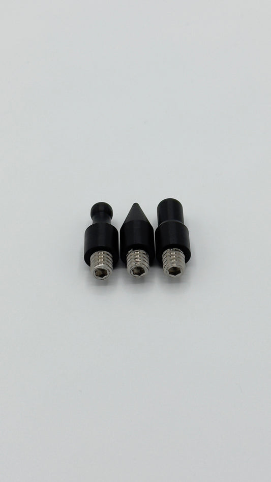 VIP 3/8 Black Mamba Series - Composite Screw On Interchangeable Pushing Tip Set