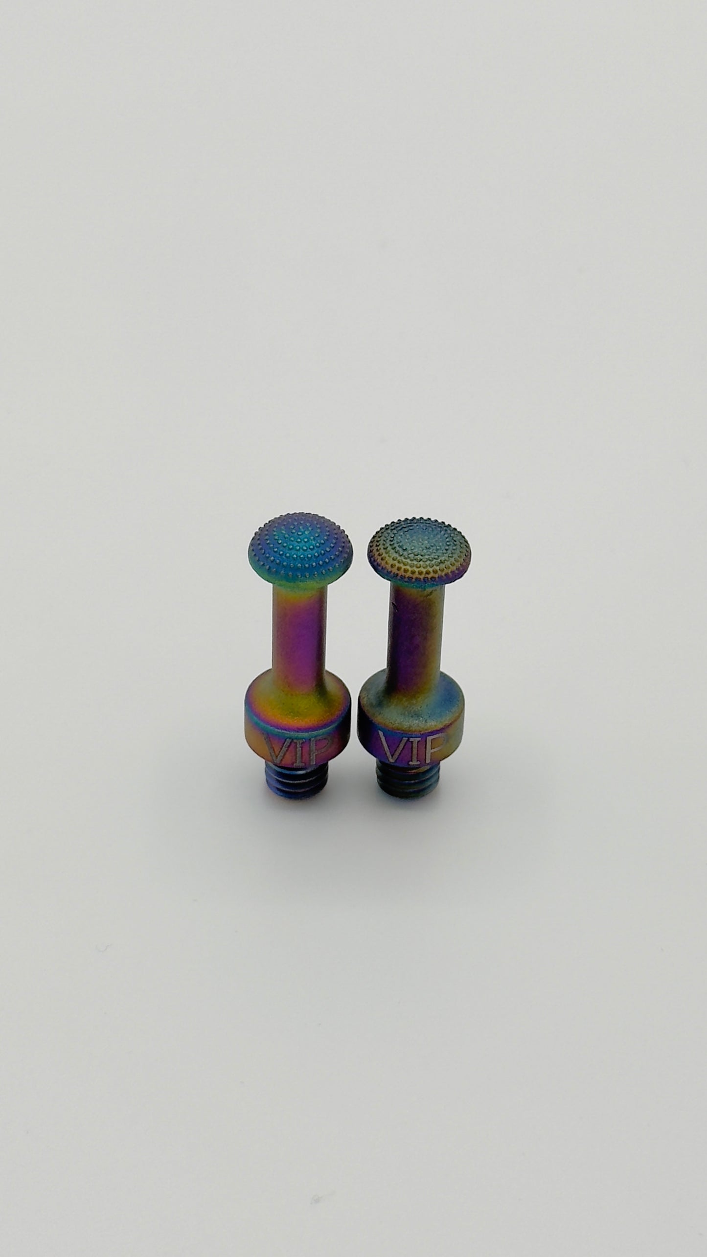 VIP Spectra Tip Pushing Tip Set - Flat and Dome shape- Screw On Interchangeable Tip