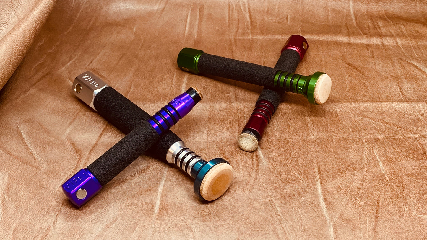 VIP Leather Heads - Screw On Interchangeable Leather Tip Set