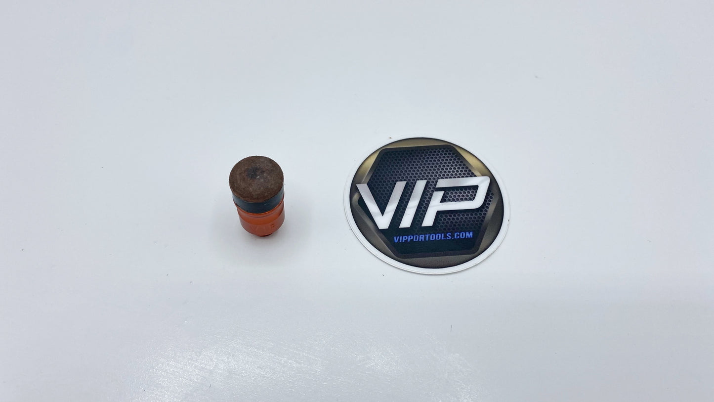 VIP Leather Pushing Tip - Screw On Interchangeable Leather Tip 13mm 1/2"