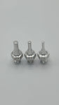 VIP ALUMINUM TIP Set - 3 Pieces - Screw On Interchangeable Tips