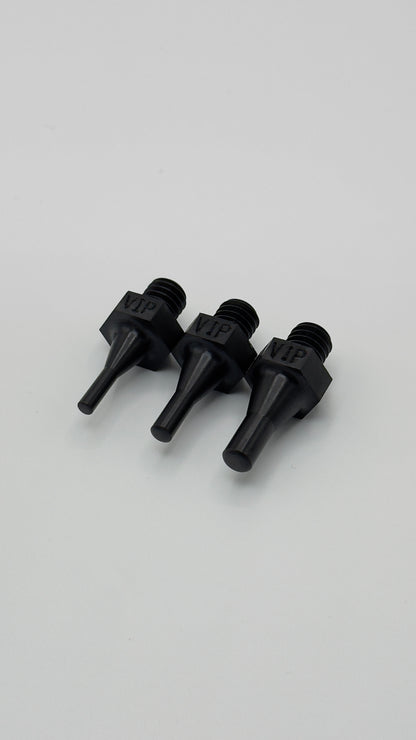 VIP PEEK TIP Set - 3 Pieces - Screw On Interchangeable Tips
