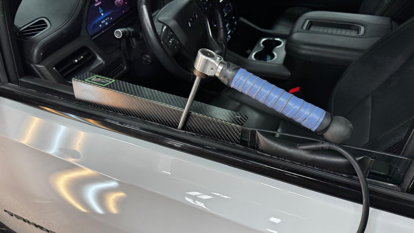 VIP XL CARBON FIBER WINDOW GUARD PROTECTOR - Approx. 18" × 14"