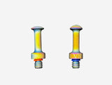 VIP Spectra Tip Pushing Tip Set - Flat and Dome shape- Screw On Interchangeable Tip