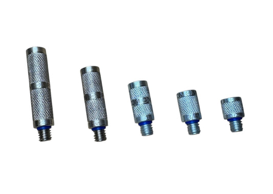 VIP TOOL EXTENSION STAINLESS STEEL SET OF 5 - 0.5", 0.75", 1", 1.5", 2"