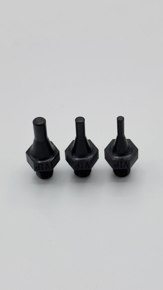 VIP PEEK TIP Set - 3 Pieces - Screw On Interchangeable Tips