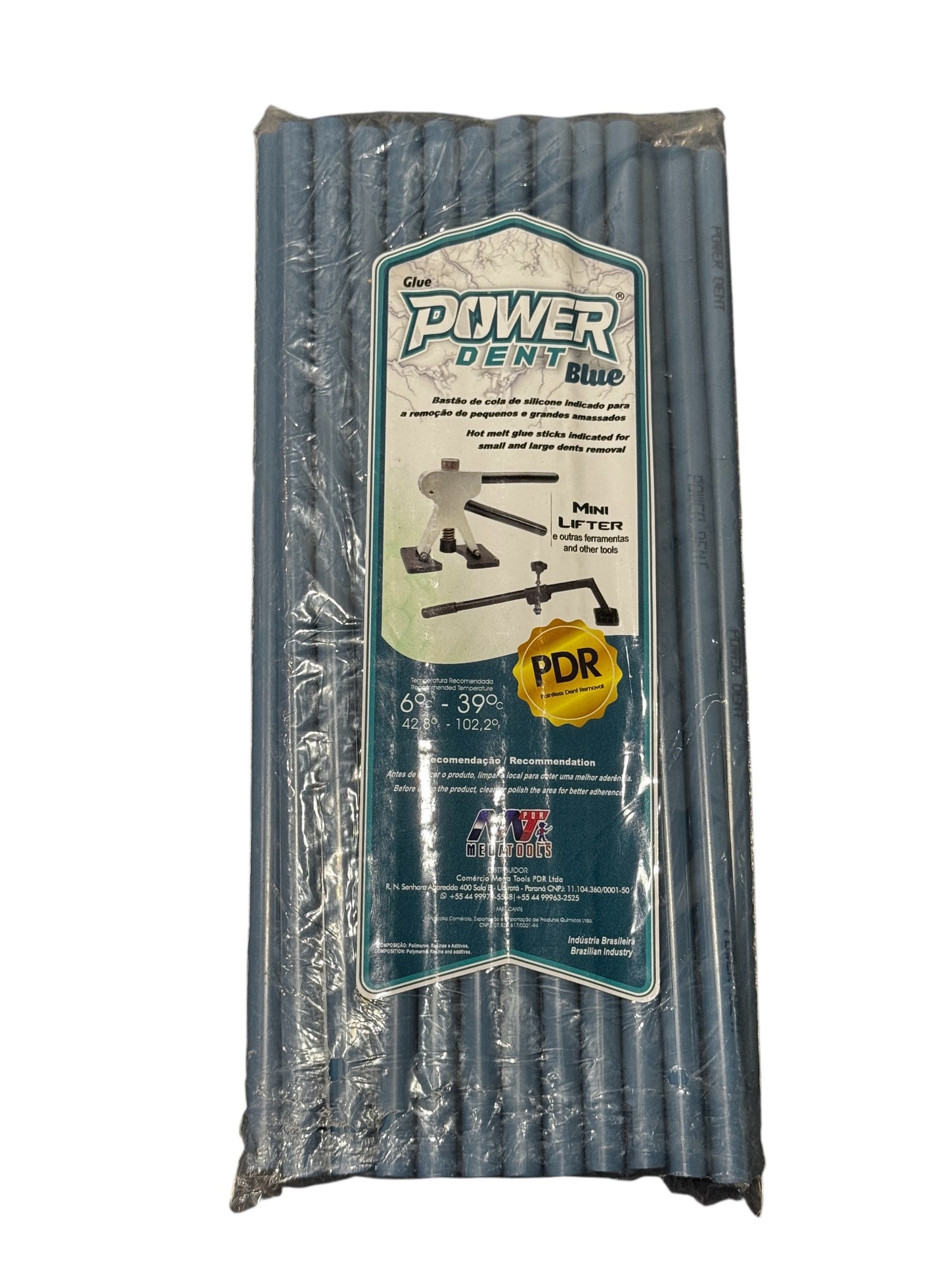 BRAZILIAN BLUE POWER DENT HOT GLUE