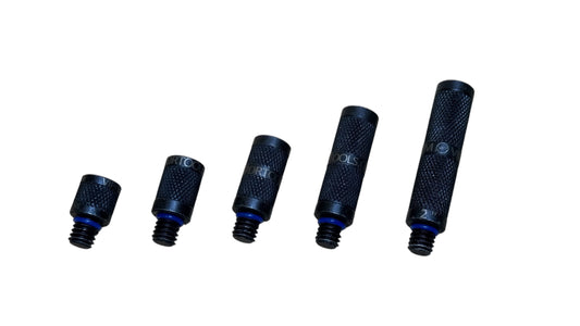 VIP TOOL EXTENSION STAINLESS STEEL SET OF 5 - 0.5", 0.75", 1", 1.5", 2"