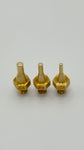 VIP BRASS TIP Set - 3 Pieces - Screw On Interchangeable Tips