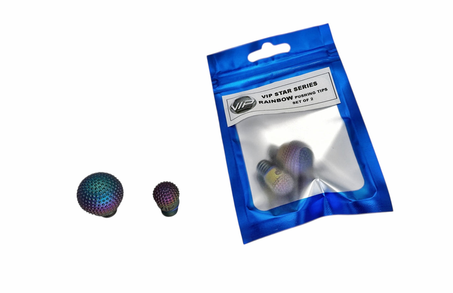 VIP Star Series RAINBOW Pushing Tip Set - Screw On Interchangeable Tip