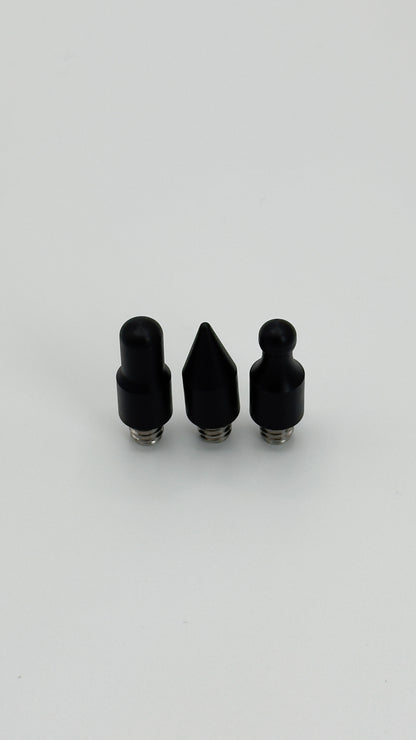 VIP 3/8 Black Mamba Series - Composite Screw On Interchangeable Pushing Tip Set