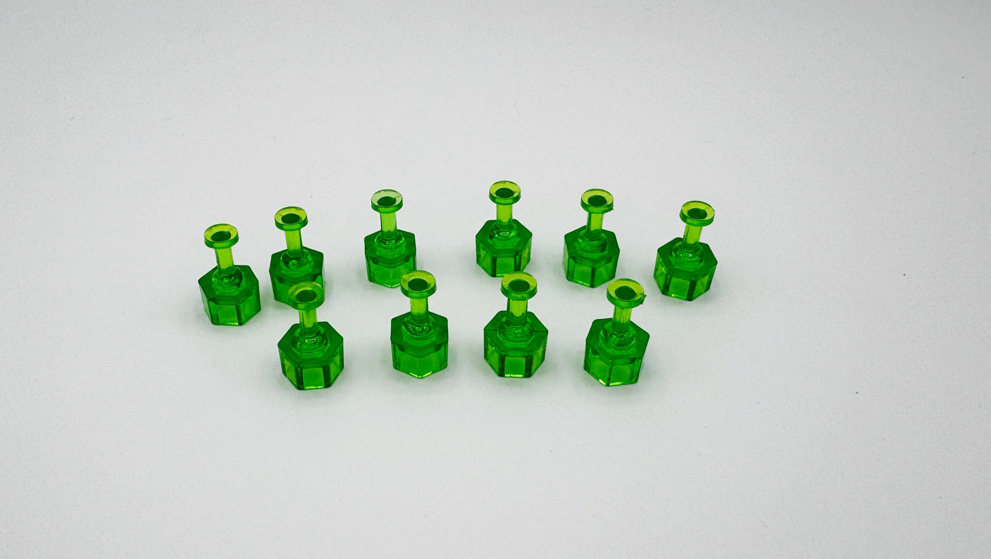 GLUE TABS 7, 9 or 13mm Set of 10 Pieces