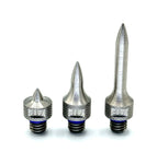 PICK SET Pushing Tip  LONG MEDIUM SHORT - Screw On Interchangeable Tip