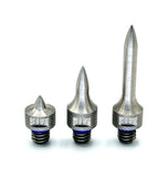 PICK SET Pushing Tip  LONG MEDIUM SHORT - Screw On Interchangeable Tip