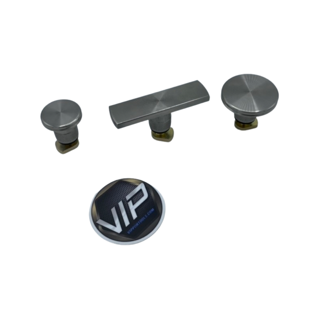 VIP LARGE Metal Heads - Cold Glue Tab Set With Magnetic Storage Box