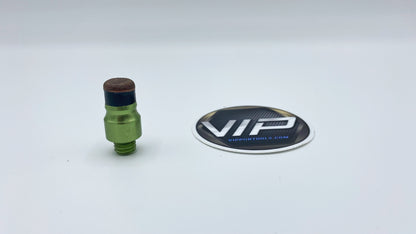 VIP Leather Pushing Tip - Screw On Interchangeable Leather Tip 10mm 3/8"