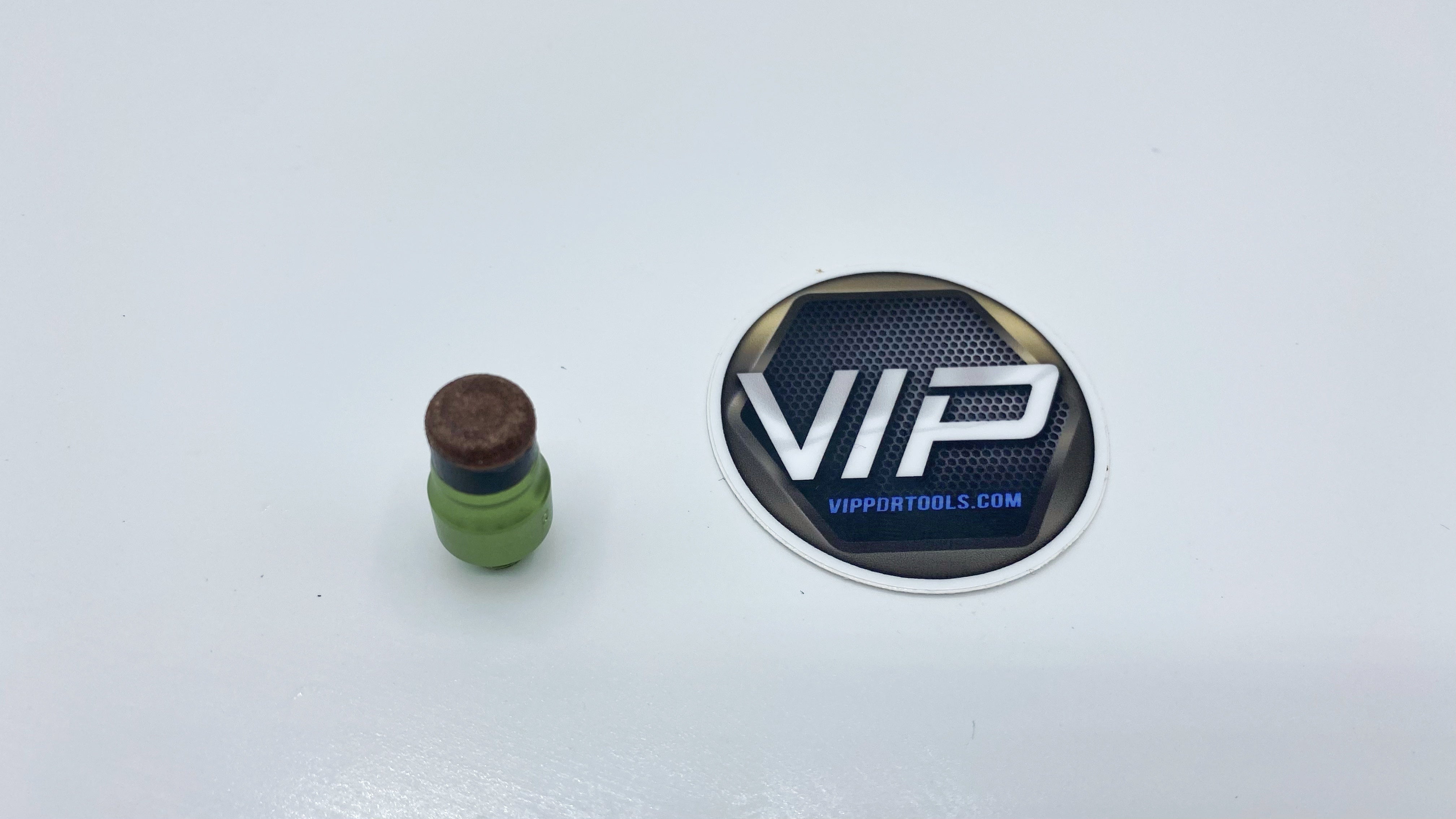 VIP Leather Pushing Tip - Screw On Interchangeable Leather Tip 10mm 3 ...